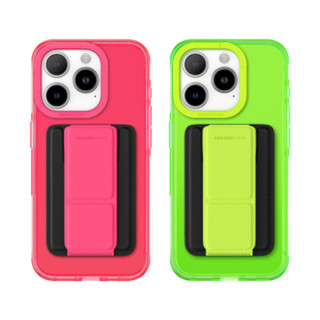 AMAZINGthing รุ่น Titan Pro Mag Wallet Neon เคสสำหรับ iPhone 15 / 15 Plus / 15 Pro / 15 Pro Max