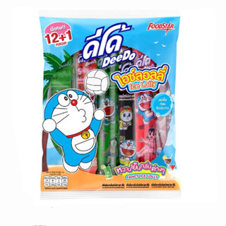 Deedo Ice Lolly ดีโด้ หวานเย็นกลิ่นต่างๆ (ห่อสีฟ้า) 35 มล.x 12 หลอด [1 แพ็ค] (8850952924013)