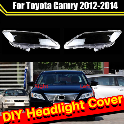 เปลี่ยนไฟหน้าสำหรับ Toyota Camry 2012 2013 2014ไฟหน้าโปร่งใสโคมไฟโคมไฟเลนส์