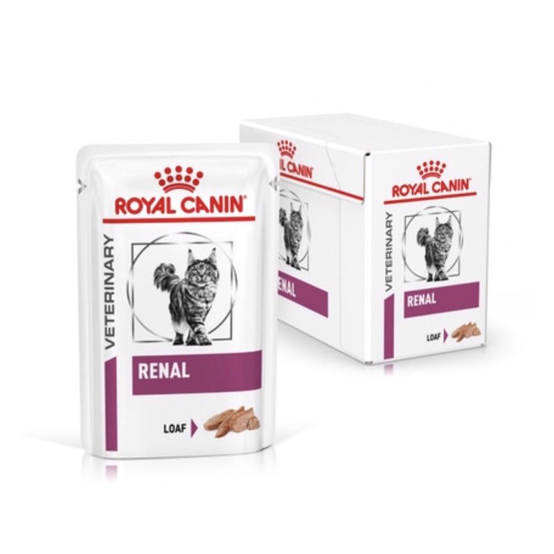 😻พร้อมส่ง😻 Royal Canin Renal LOAF  อาหารแมวโรคไต(85g/ซอง) Exp.04/2025
