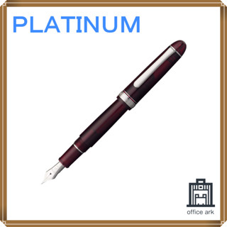 ปากกาหมึกซึม Platinum ปากกาหมึกซึม #3776 Century Rhodium Burgundy Super Fine PNB-18000CR #71-9 [ส่งตรงจากญี่ปุ่น]