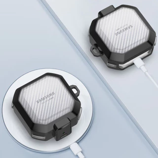 เคส Galaxy buds live /pro/2/2pro/FE/Buds Core คลิปล็อค เคสแข็ง โปรงใส พร้อมที่คล้อง (Model.2)