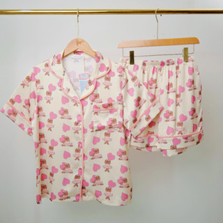 ชุดนอน Muslin Pajamas [ โค้ด MUSSEP130 ลด 130 ฿] ชุดนอนSilk Satin( รุ่น N3004,T3004 )