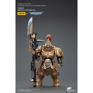 พรีออเดอร์ JOYTOY 1/18 Adeptus Custodes Custodian Guard with Guardian Spear JT7806