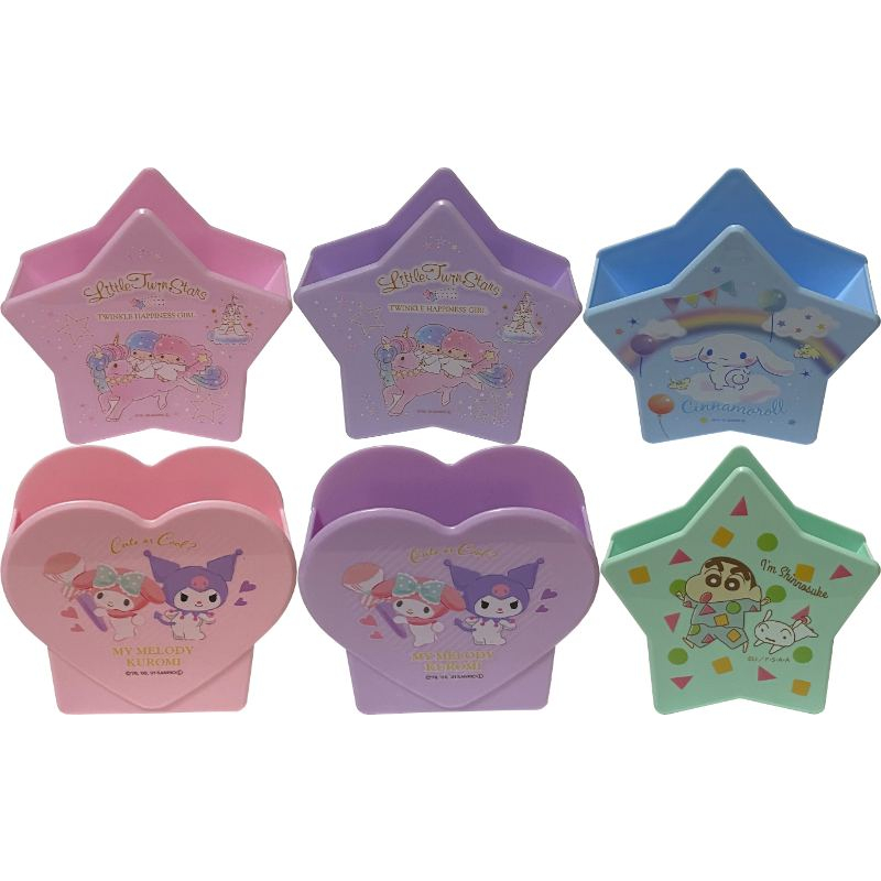 【Direct from Japan】Sanrio, Japan Anime Plastic Pen Stand Holders, Cosmetic Tools Holder Makeup Brushes, Eyeliners and Mascaras, Multipurpose Stand Holder (Little Twin Stars, Cinnamoroll, My Melody&Kuromi, Crayon Shinchan)