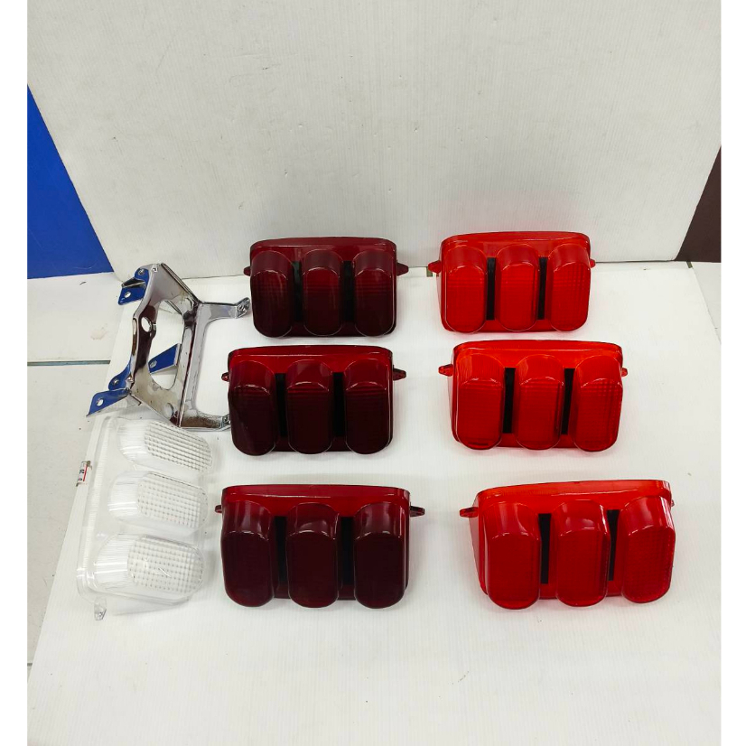 ฝาไฟท้าย ฝาครอบไฟท้ายเซอร์ปิโก้ มี4สี ใส-แดง-รมดำ-ดำเข้ม  ใส่Serpico150 ใส่ทุกรุ