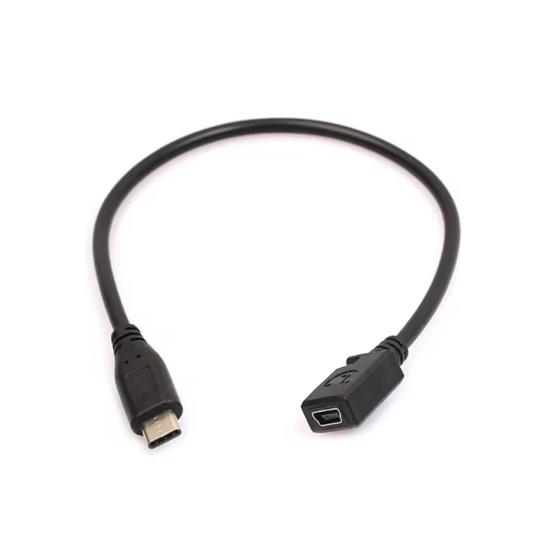 USB C To Mini USB 5Pin USB C สำหรับ Nexus 6P,สายเคเบิลข้อมูลสายชาร์จตัวผู้-หัวมินิ USB ตัวเมียผู้หญิง USB