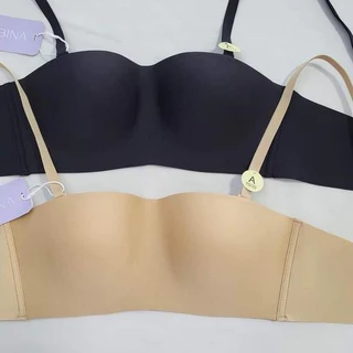 SABINA รุ่น Pretty (SBXU 8900) บราทรงเกาะอก ไร้โครง ฟองบาง สายข้างไร้ขอบ