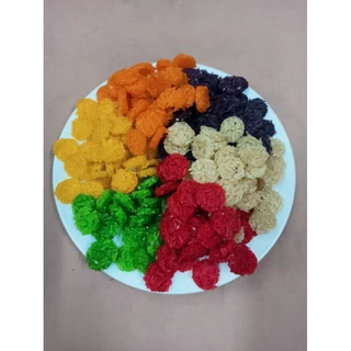 ข้าวแต๋นน้ำแตงโม(ถูกสุดพร้อมส่งทุกวัน) แผ่นเล็ก 2 cm 950-1000ชิ้น