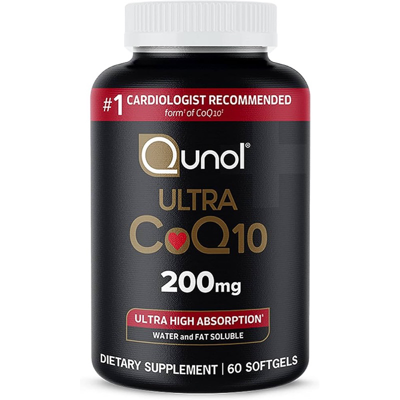 New( ของแท้ 100 % )🇺🇸Qunol, Ultra CoQ10, Extra Strength, 200 mg, 60 Softgels