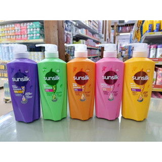 ซันซิล แชมพู ยาสระผม ขวดปั้ม350มล. 5 สี