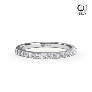 Zilvy Minimal Ring - แหวนหญิงเพชรน้ำร้อย 0.20 กะรัต (GR325)