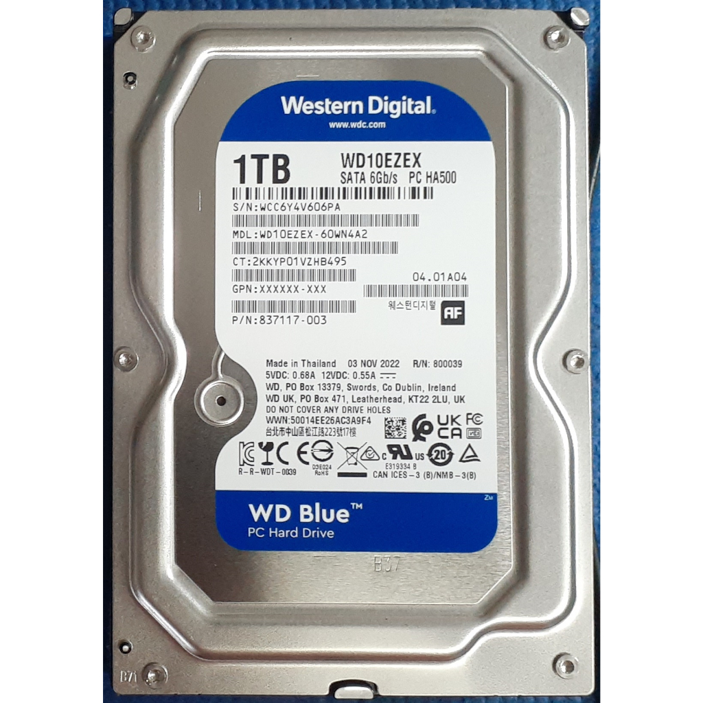 HARDDISK 1TB ฮาร์ดดิสก์ PC 1 TB มือสอง พร้อมใช้งาน (คละยี่ห้อ)