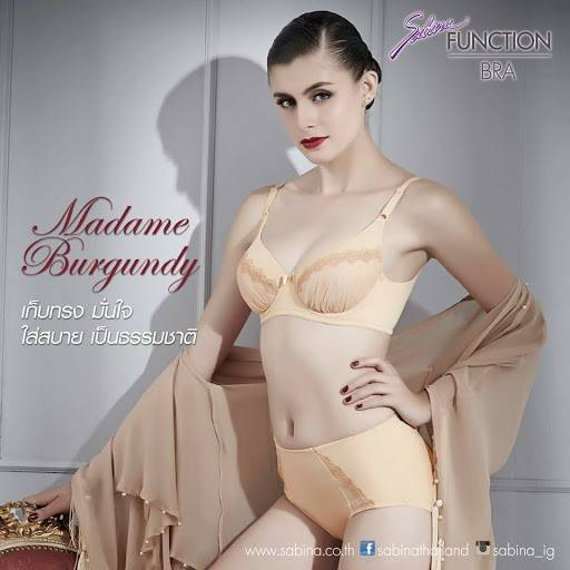 Sabina Function Bra   "Madame Burgundy Collection" เก็บทรงอย่างมั่นใจ ใส่สบายเป็นธรรมชาติ