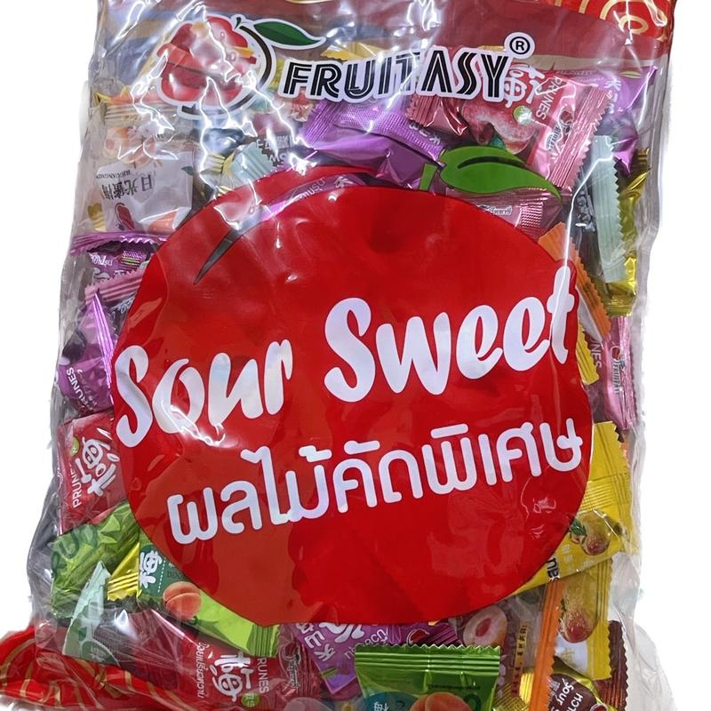 บ๊วยรวมรส ยี่ห้อฟรุ๊ตตาชี่ เปรี้ยวหวานอร่อยกำลังดี ขนาด 1 kg.