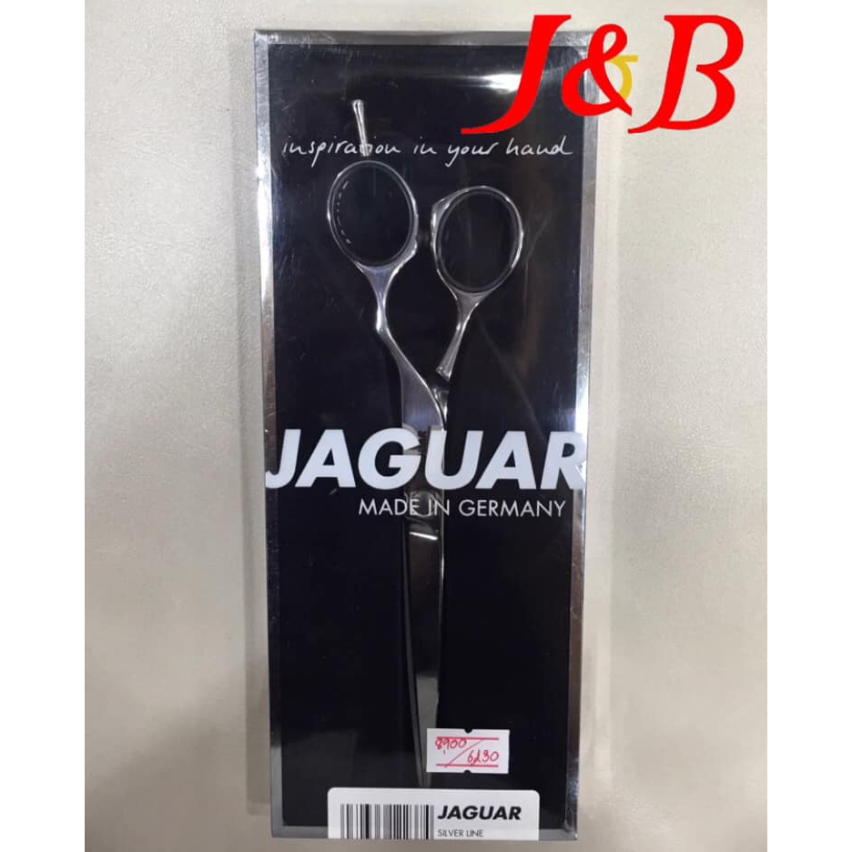 กรรไกรตัดผม Jaguar 3ดาว⭐️⭐️⭐️จากัวร์ รุ่น Silver Line CJ4 Plus ขนาด 6.5นิ้ว No.9265