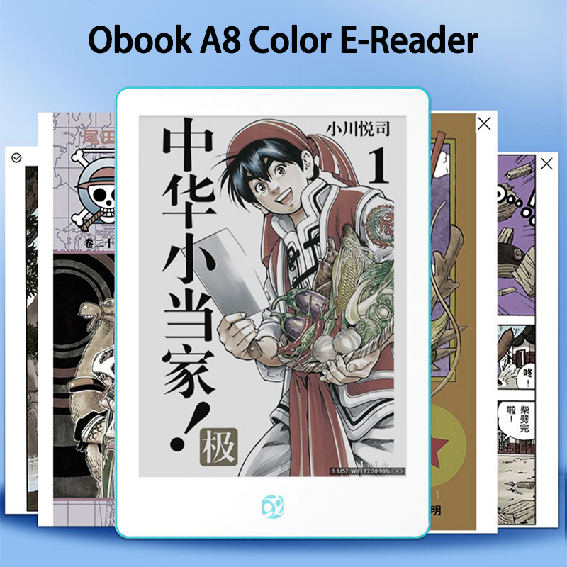 Obook A8 Color E-Reader(2G RAM 32GB Memory Android 11) เครื่องอ่านหนังสือหน้าจอสี อ่านถนอมสายตา เปลี่ยนสีหน้าจอได้
