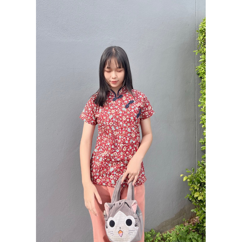 เสื้อกี่เพ้าผ้าคอตตอนงานสวยมาก - รูปที่ 4