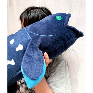 BIG Coelacanth fish plush 💙size71CM. 🌴ปลาซีลาแคนท์ ตุ๊กตาปลา