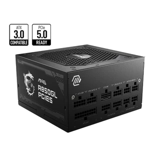 POWER SUPPLY (อุปกรณ์จ่ายไฟ) MSI MAG A850GL PCIE5 850W (80+ GOLD) 7y.