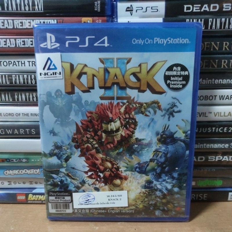 [🌟ไลฟ์2ทุ่ม ลดเหลือ 552 บาท เก็บโค้ดในไลฟ์✨] (มือ1) PS4 | Knack II