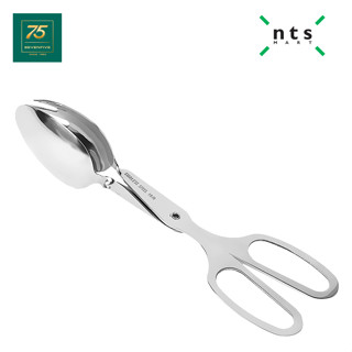 NTS ที่คีบอาหารสแตนเลส ไม้คีบบุฟเฟต์ ที่คีบอาหาร ที่คีบสลัด หัวช้อนส้อม BUFFET SCISSOR TONG NTS1-BST