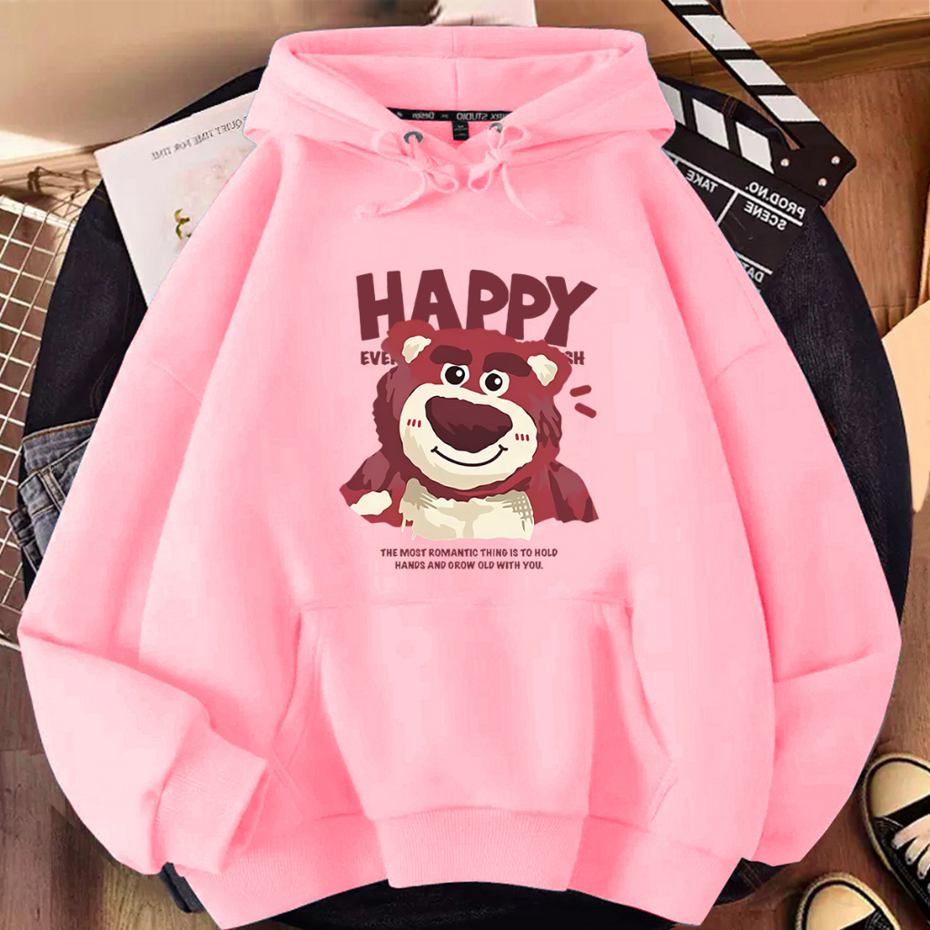 L461 เสื้อฮู้ดลายแฟชั่นสวยน่ารัก.เสื้อแขนยาว.มี7สีหลายไซส์(S-3XL)