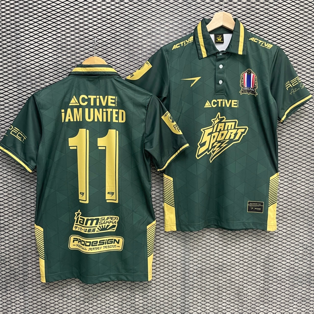 เสื้อกีฬาพิพม์ลายโปโลคอปก สีสดรับประกันคุณภาพจากแบรนด์ A3 POLO