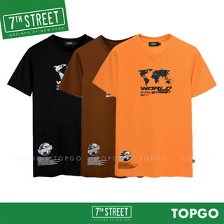 เสื้อยืด แนวสตรีท 7th Street รุ่น Final collection (ดำ,น้ำตาล,ม่วง,ส้ม,เทา) WOS002,WOS015,WOS020,WOS031,WOS103 ของแท้