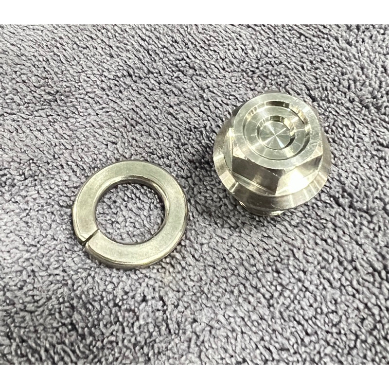 น็อตสแตนเลส งานกลึงcncอุดเซนเซอร์  คอท่อ Xmax Forza น็อตอุดเซนเซอร์ท่อพร้อมแหวนกันคลายสแตนเลส - รูปที่ 4