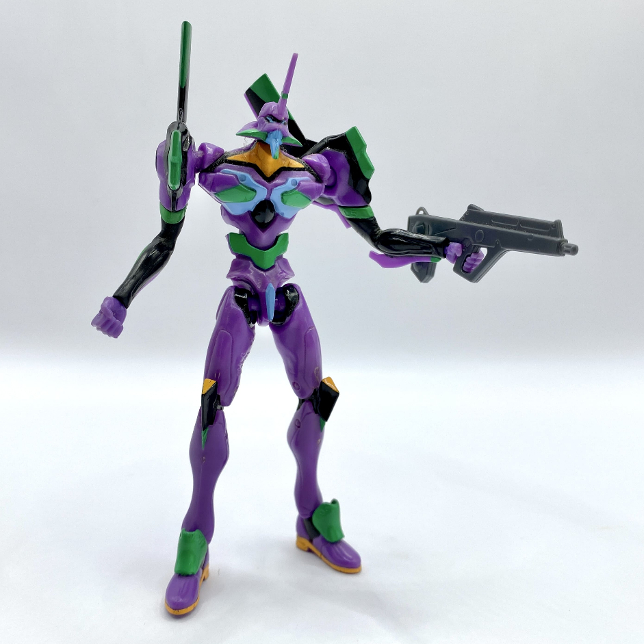 EVA-01 Evangelion Unit-01 อีวานเกเลี่ยน 4.5" โมเดลจุดขยับ โมเดล Evangelion 01 Gun Ver. Evangelion fi