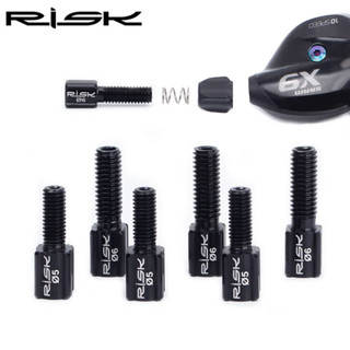 Risk ตัวปรับสายเกียร์(เฉพาะตัวน๊อตเท่านั้น) M5(For SHIMANO) / M6(For SRAM)