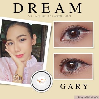 คอนแทคเลนส์  DREAM Gary ✨ ยี่ห้อ GAEZZ ; Color Gary ( ค่าสาย 50 - 700 )