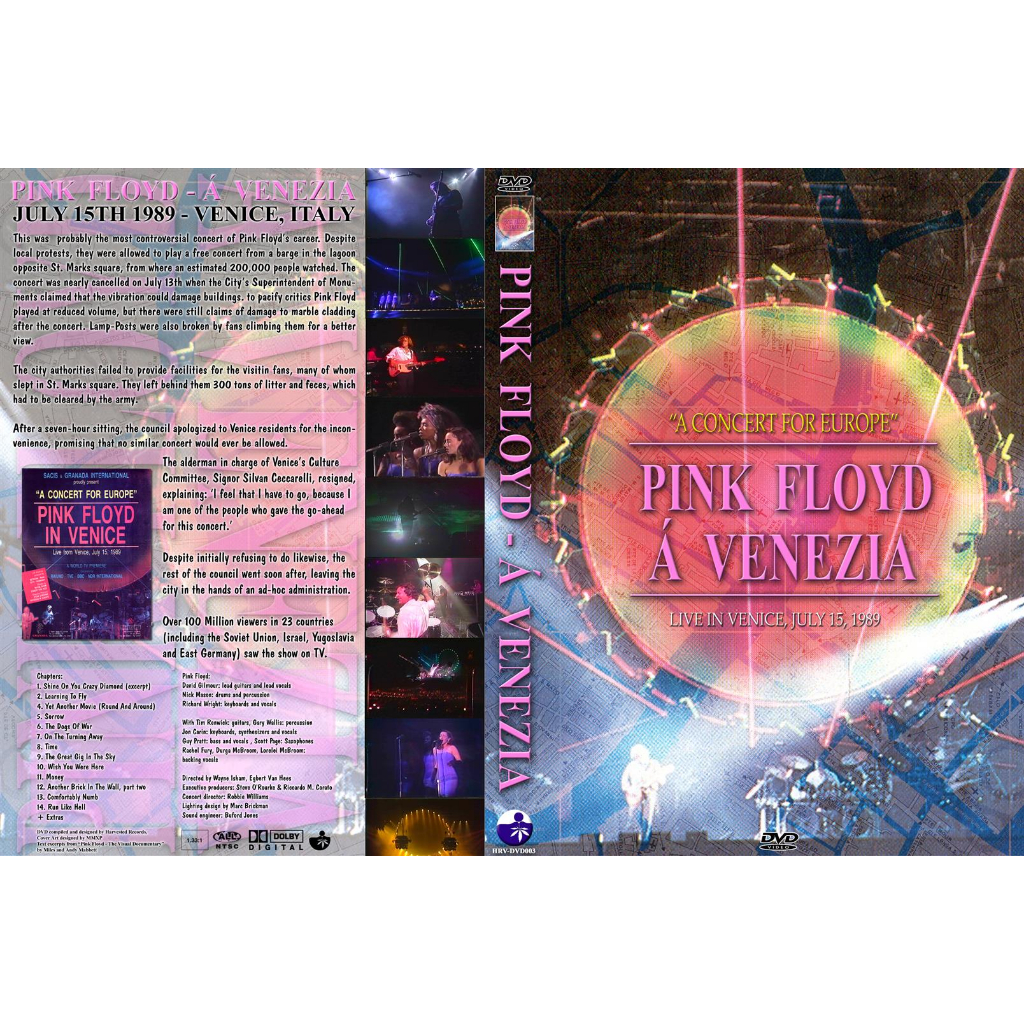 DVD Concert PINK FLOYD A’ VENEZIA [DVD5]