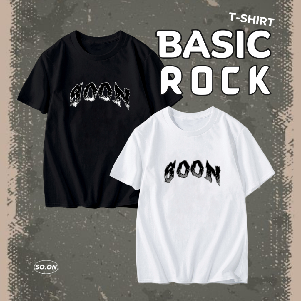 SO.ON เสื้อยืด Basic ทรง Oversize รุ่น Rock (ใส่โค้ด TGERJLY ลดทันที 60.-)