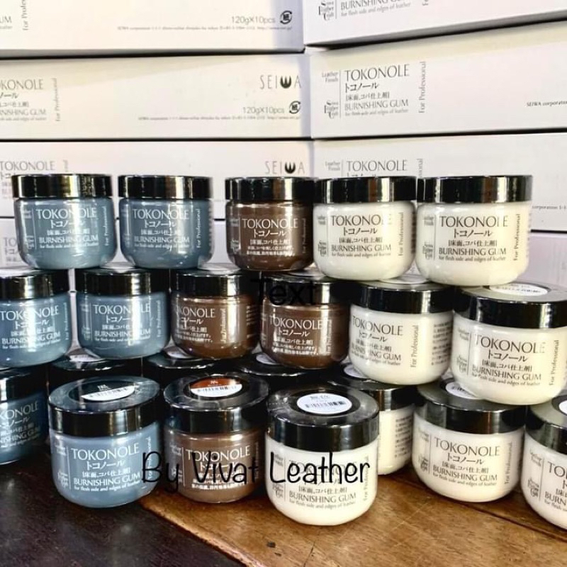 กัมขัดขอบ Gum Tokonole 120g/500g (Seiwa Tokonole Leather Finish Burnishing Gum Clear Leathercraft)