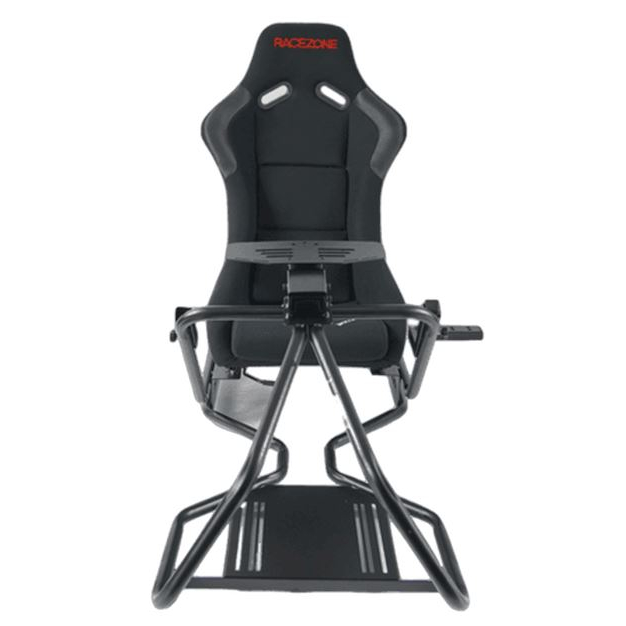 Racezone ชุดโครงยึดจอยพวงมาลัยพร้อมเบาะสีดำ Full Cockpit V3 เฉพาะโครง