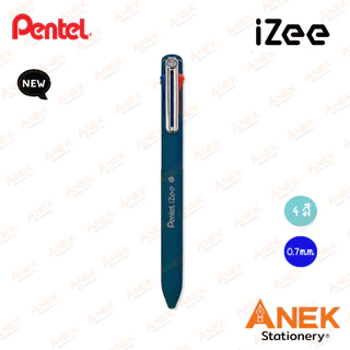 Pentel ปากกาลูกลื่นเพนเทล BXC467 รุ่น iZee 4สีใน1แท่ง (จำนวน 1แท่ง)