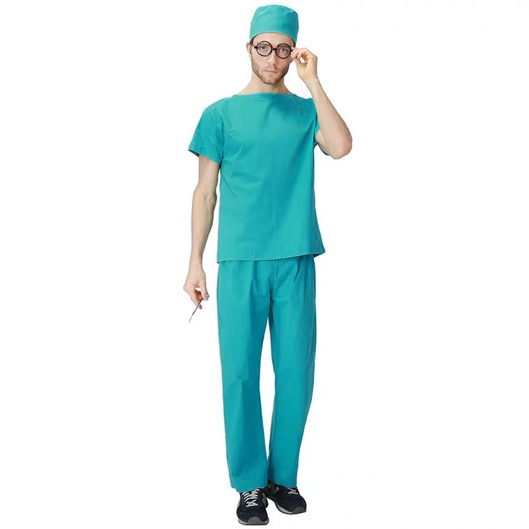 CJ20010 ชุดหมอผ่าตัดผู้ใหญ่ ชุดหมอคอสเพลย์ adult surgeon costume ด่วนมีส่งGrabค่า