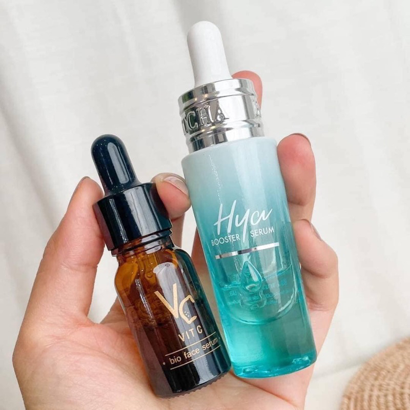 (ของแท้ ) เซรั่มไฮยา ไฮยาน้องฉัตร ไฮยาบูสเตอร์เซรั่ม HYA BOOSTER SERUM Vit C เซรั่มวิตามินซีน้องฉัตร