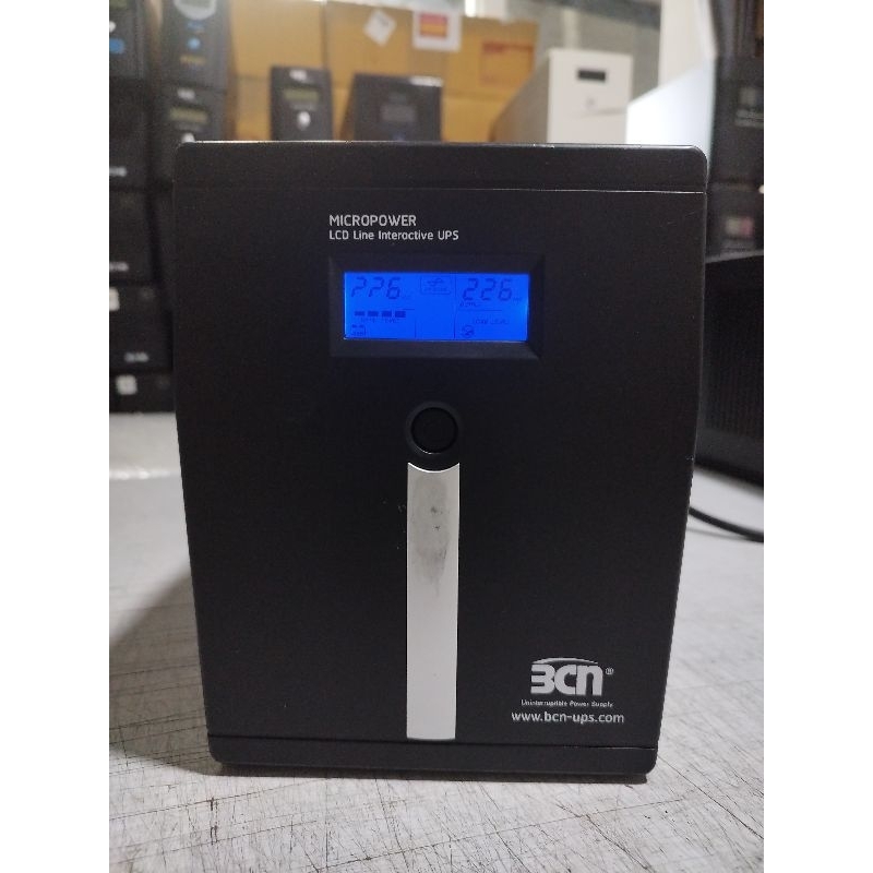UPS (เครื่องสำรองไฟ) (มือสอง) BCN รุ่น MICROPOWER 1500VA/900W พร้อมแบตเตอรี่ใหม่ สินค้าพร้อมใช้งาน ร