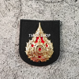 หน้าหมวกเบเร่ต์​ทหารชั้นประทวน หน้าโลหะสำหรับยศพลทหาร ถึงยศจ่าสิบเอก