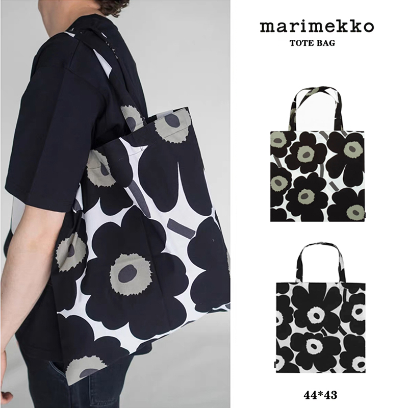 New กระเป๋า marimekko Tote Bag กระเป๋าผ้าใบ（จัดส่งจากกรุงเทพ）