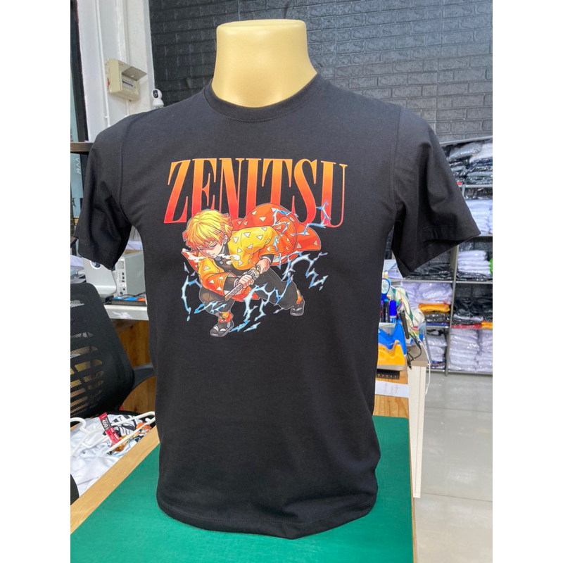 เสื้อยืดพิมพ์ลายzenitsu