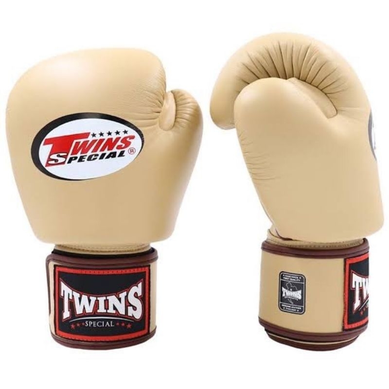 นวมชกมวย Twins หนังแท้สีใหม่ ลาเต้ LATTE