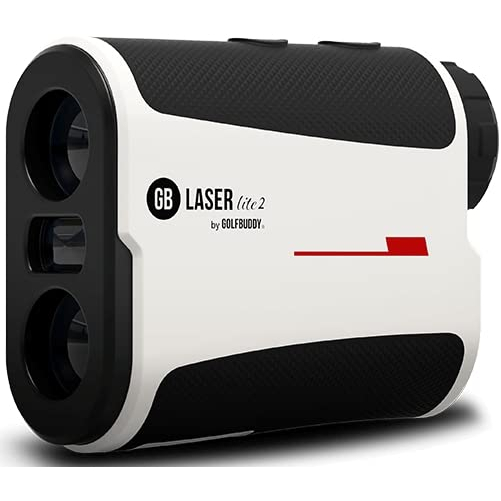 Golf Buddy Laser Lite 2 Rangefinder, Pin Finder &amp; One Click Scan Mode, Fast Measurement Speed, 880 Yards Putting Range