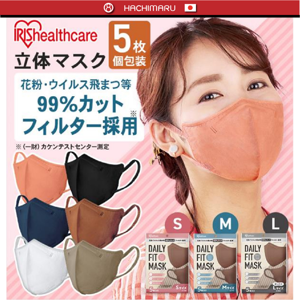หน้ากากอนามัย IRIS Healthcare 3D บรรจุ 5 ชิ้น