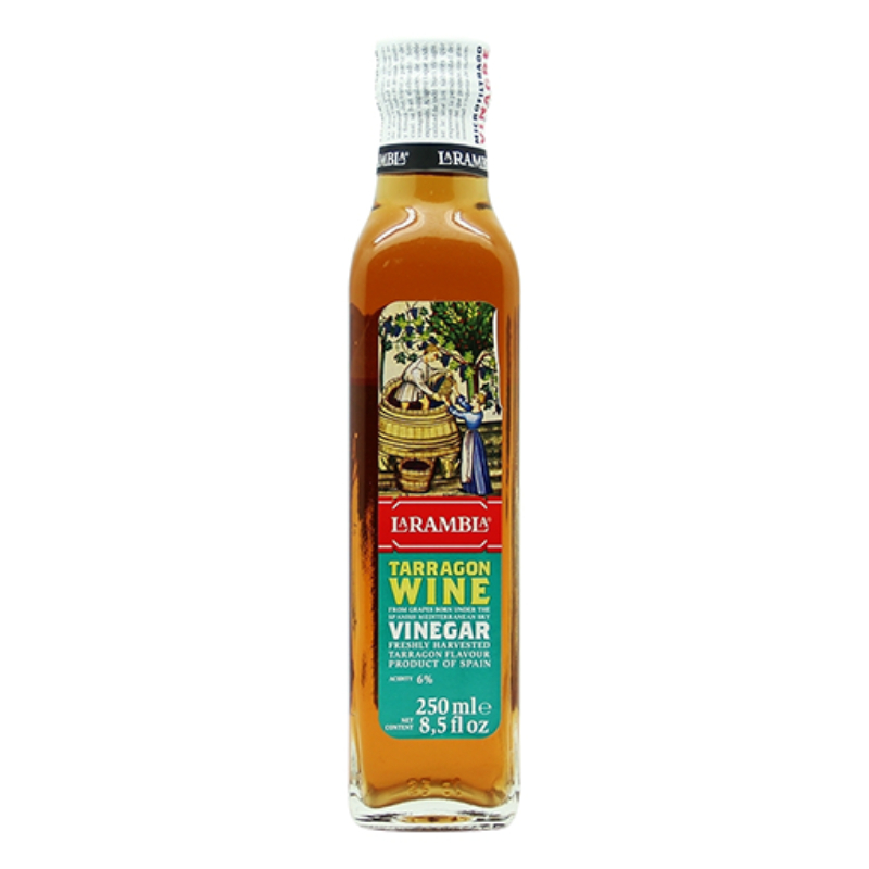ลา แรมบลา น้ำส้มสายชูหมัก กลิ่นทาร์รากอน 250มล. - Tarragon Wine Vinegar 250ml La Rambla brand