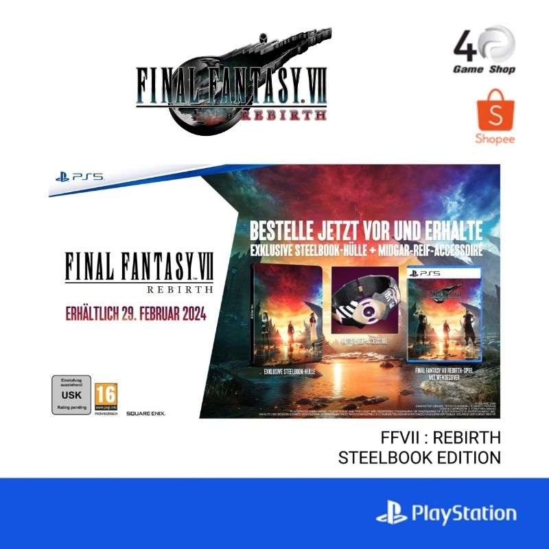 Final Fantasy VII : Rebirth [FFVII][PS5 Steelbook Edition][EU.Ver.]