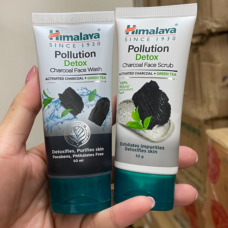 Himalaya Pollution Detox Charcoal ทำความสะอาดดีท๊อกซ์หน้า